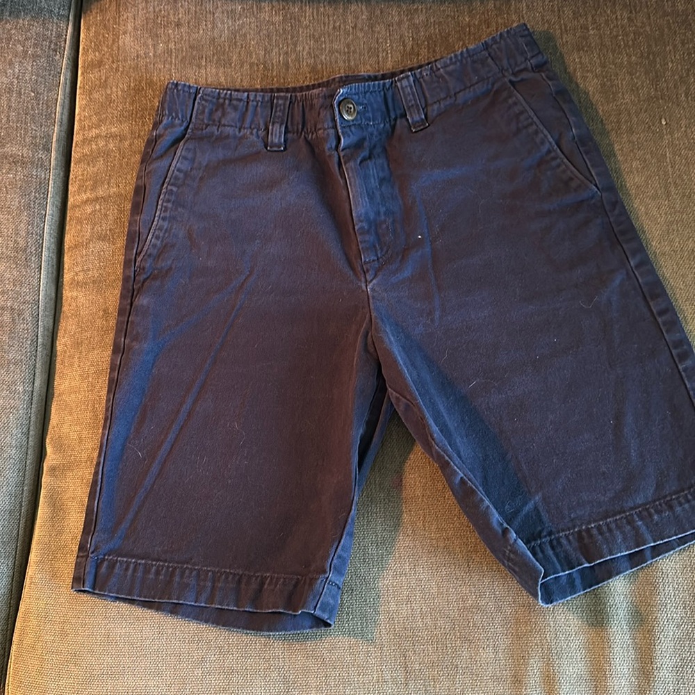 Lands and navy blue size 14 cotton Chino shorts